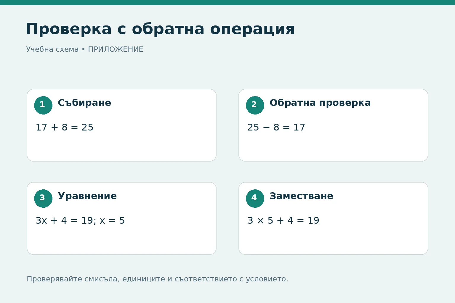 Как да намалим грешките от невнимание по математика