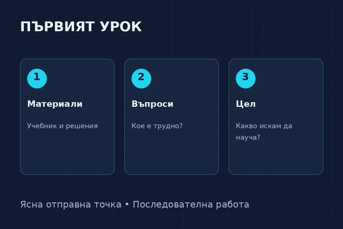 Първи урок по математика: как да се подготвят ученикът и родителят